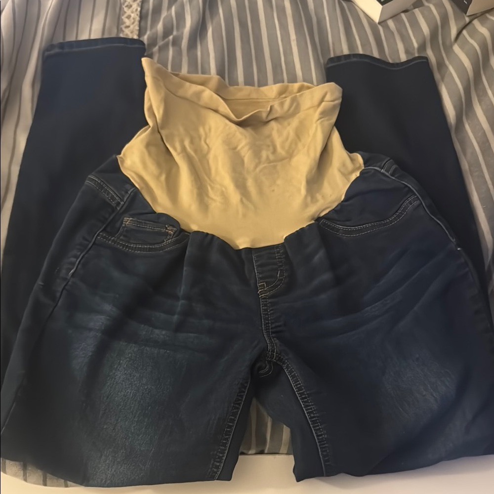 Indigo Blue Maternity Skinny Jeans